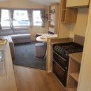 kitchen to lounge in the 2019 Willerby Rio Gold