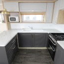 u shaped kitchen in the 2018 Swift Bordeaux