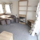 lounge to dining area in the 2016 Willerby Rio Premier