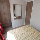 double bed with mirror