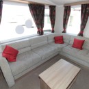 lounge area in the 2016 Swift Loire 2 bed