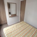 double bed with mirror