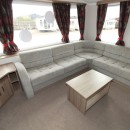 lounge area in the 2016 Swift Loire 2 bed