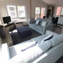 open plan living space in the 2018 Atlas Lilac Lodge