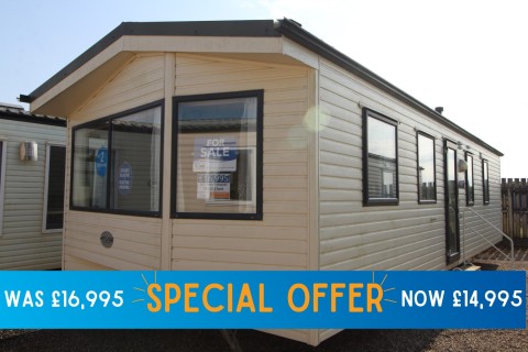 2013 Atlas Everglade second hand static caravan 2 beds